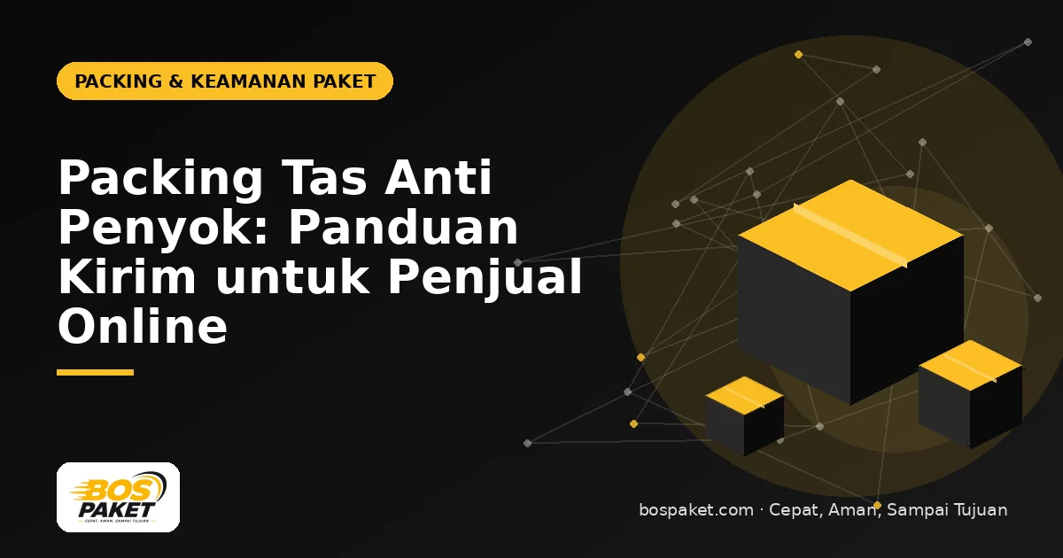 Packing Tas Anti Penyok: Panduan Kirim untuk Penjual Online